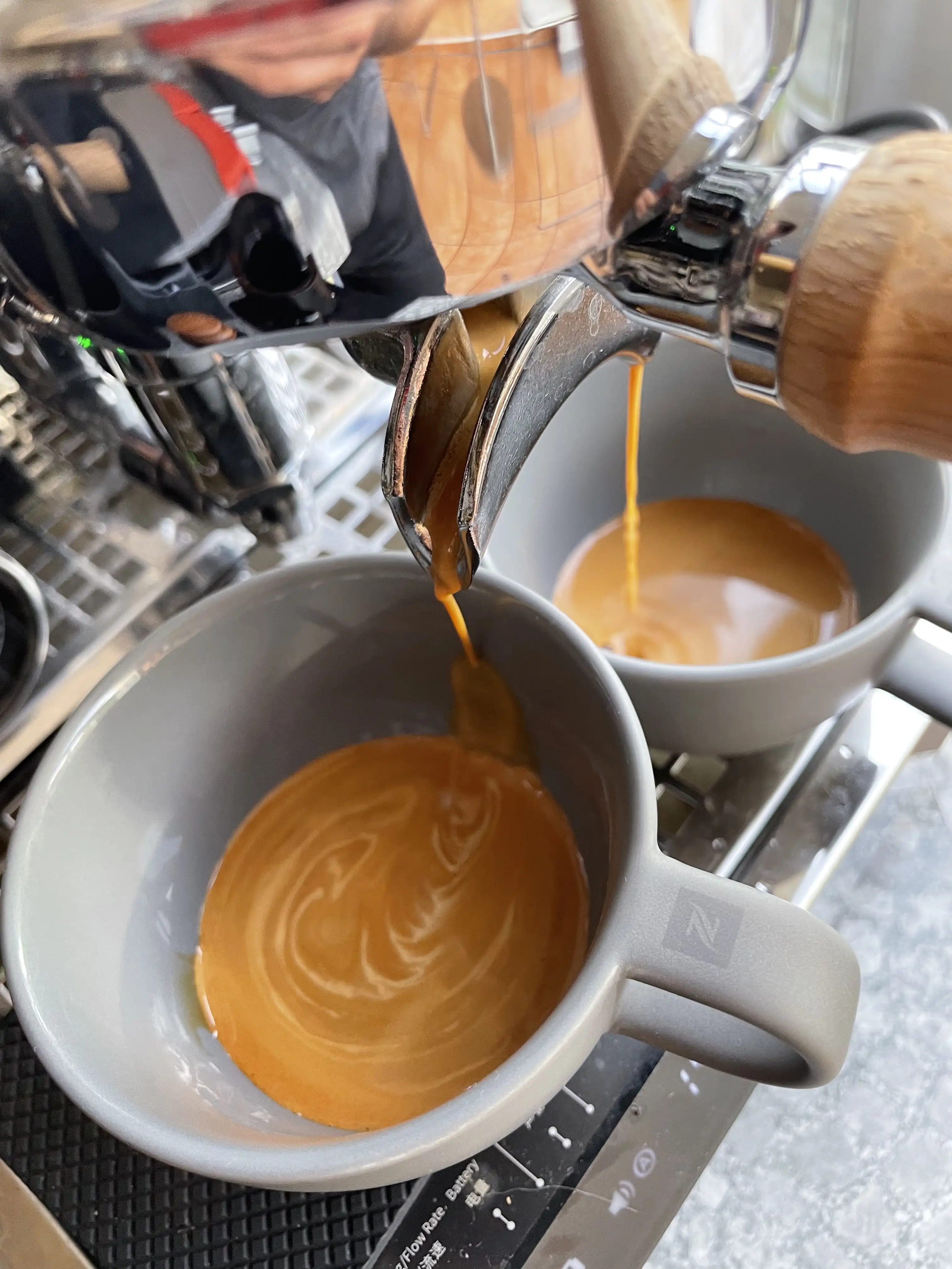 intense crema on my decaf coffee beans